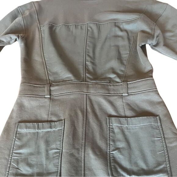 Reiss NWT Emlyn Sweatshirt Dress in Olive - Picture 14 of 14